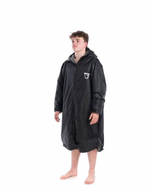 Pro Dry Series Changing Robe in Black/Grey SM/MED